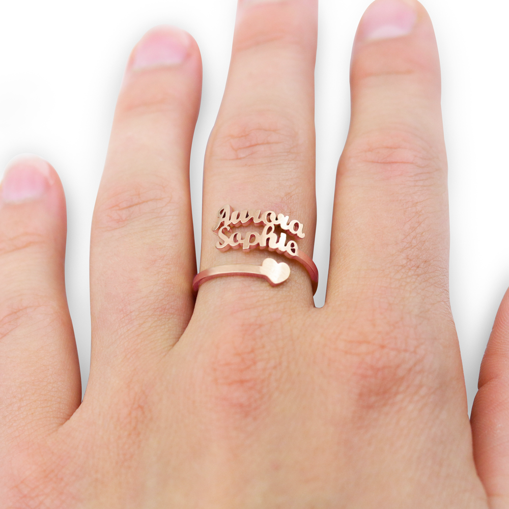 Luxe Custom 3 Namen Ring