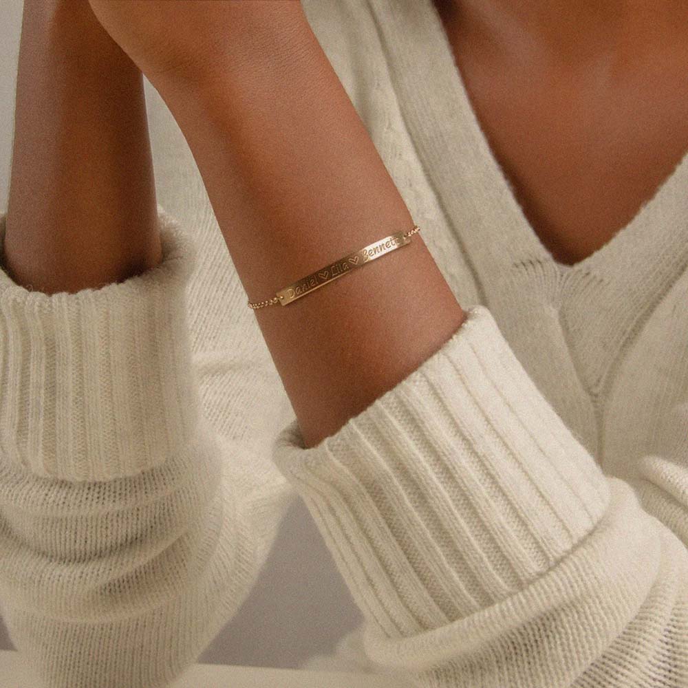 Elegante Gepersonaliseerde Naam Armband