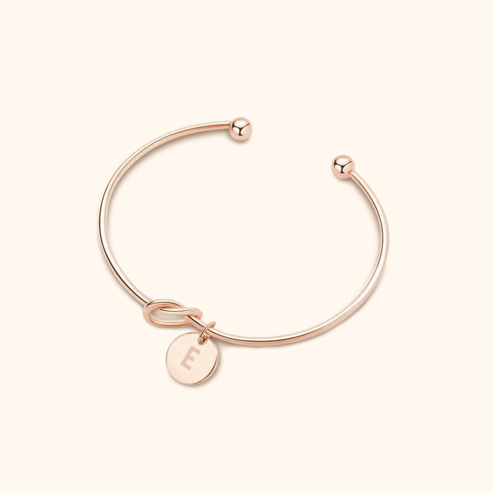 Custom Knoop Armband Met Initialen