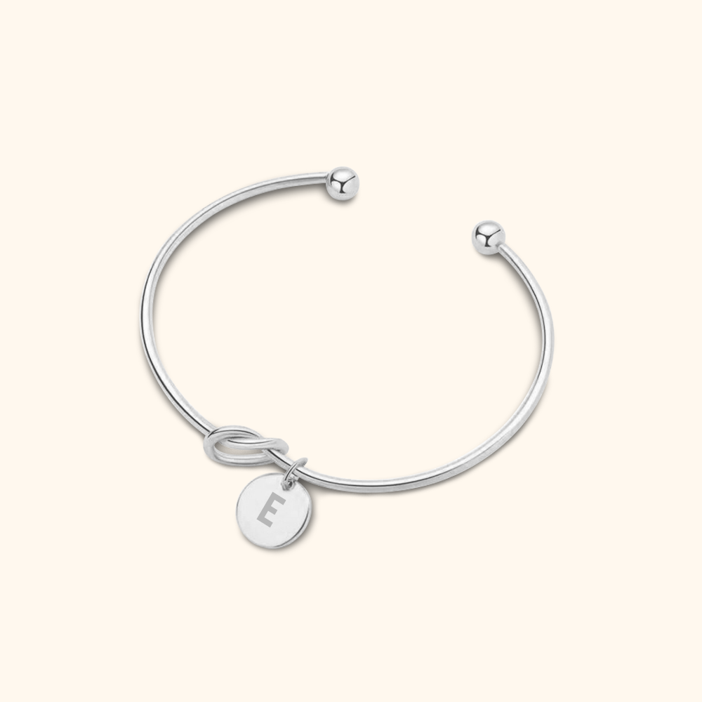 Custom Knoop Armband Met Initialen