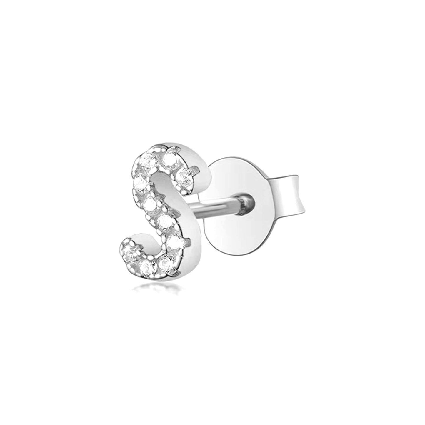 Stud Initialen Oorbellen