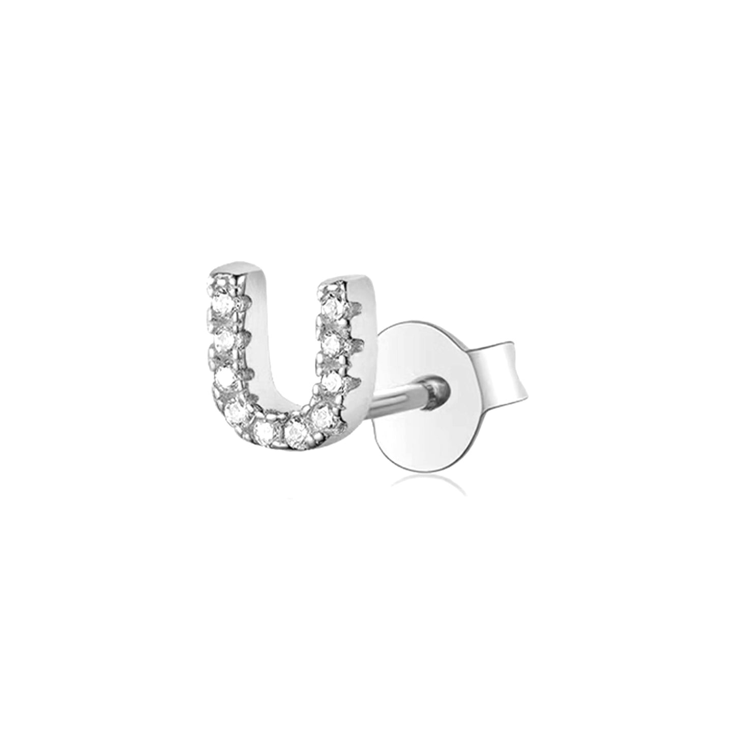 Stud Initialen Oorbellen