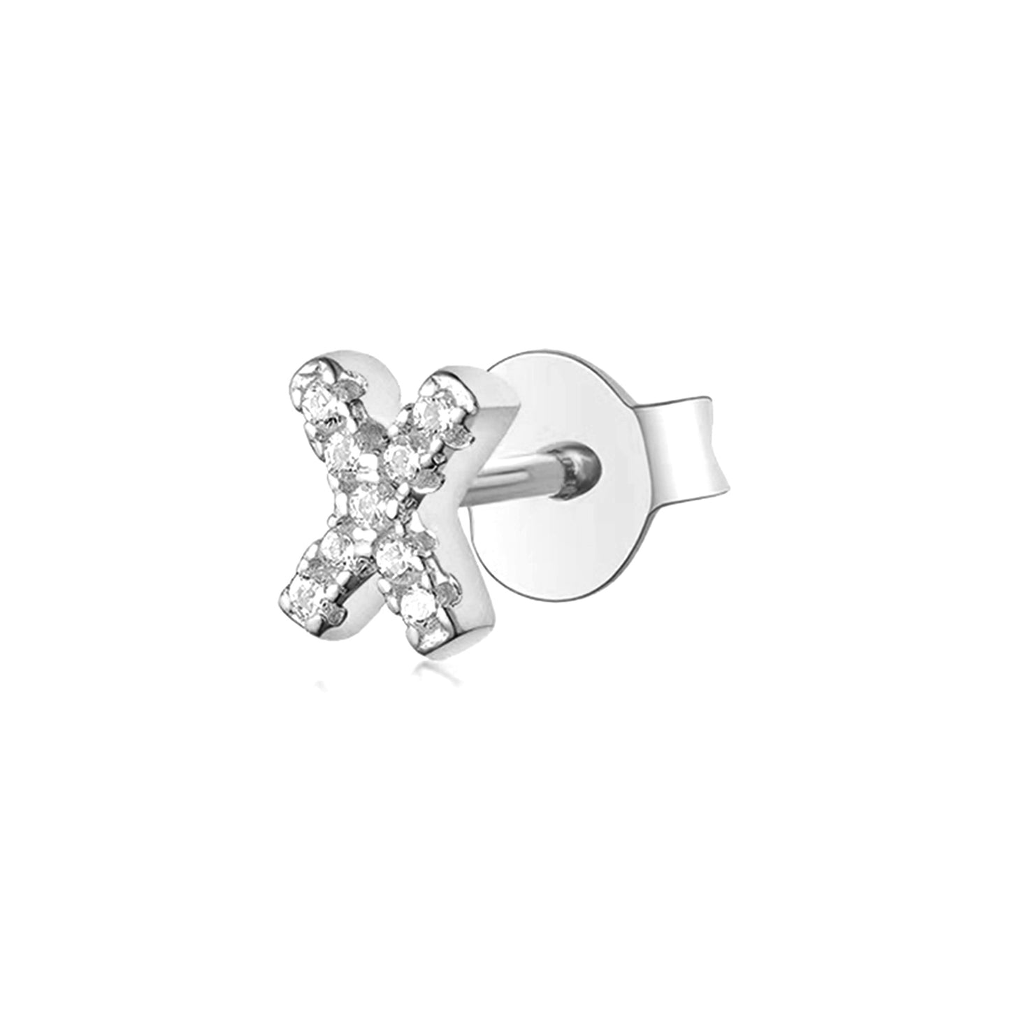 Stud Initialen Oorbellen