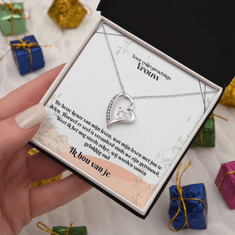 Voor mijn Vrouw | Ik Hou Van Je | Mijn Leven | Hart Ketting