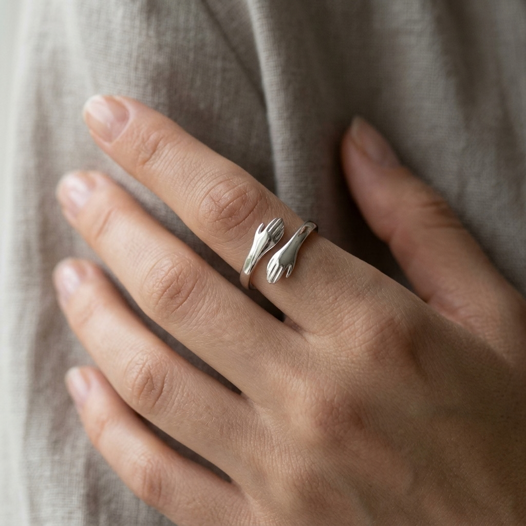 “Mijn Lieve Kleindochter” Omhelzing Ring