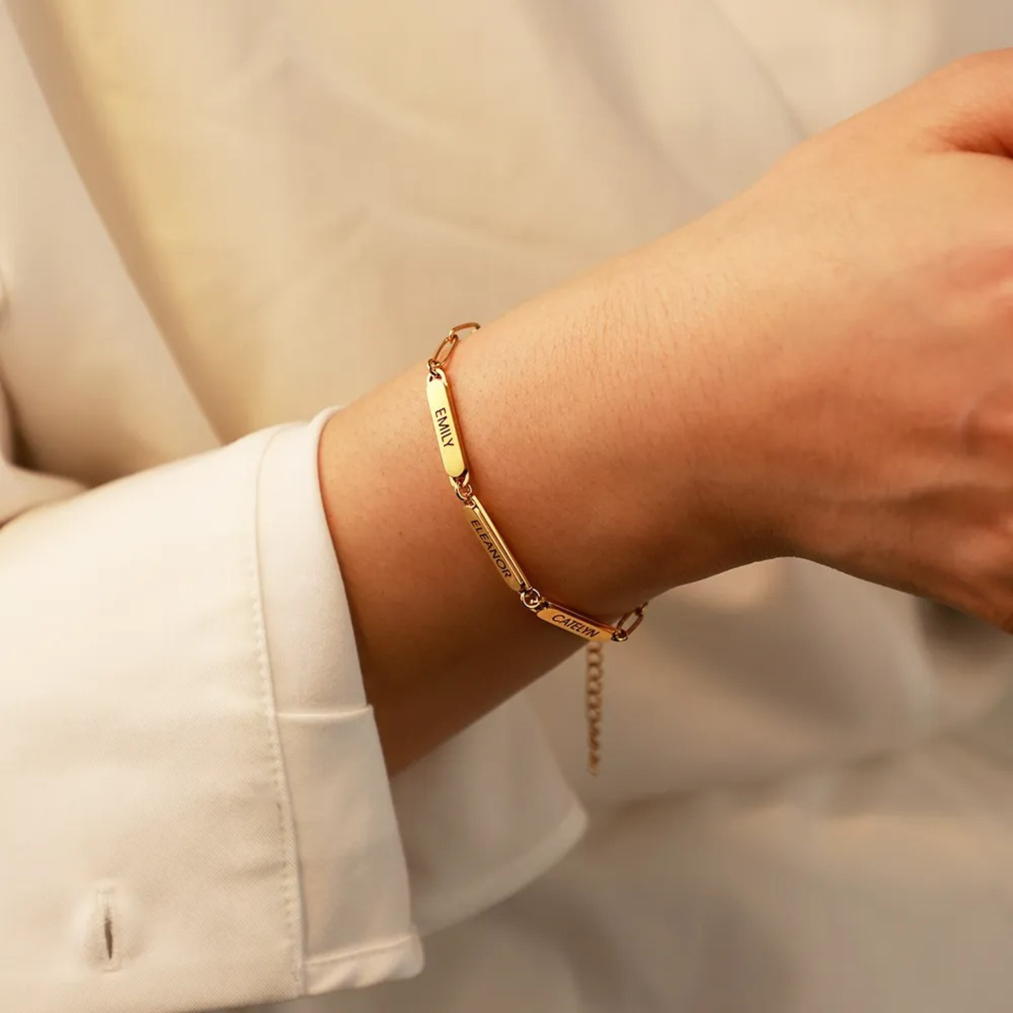 Gepersonaliseerde Schakel Charm Armband