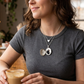 Gepersonaliseerde Gegraveerde Ovale Foto Ketting