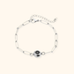 Elegante Schakelketting Armband met Projectiekristal