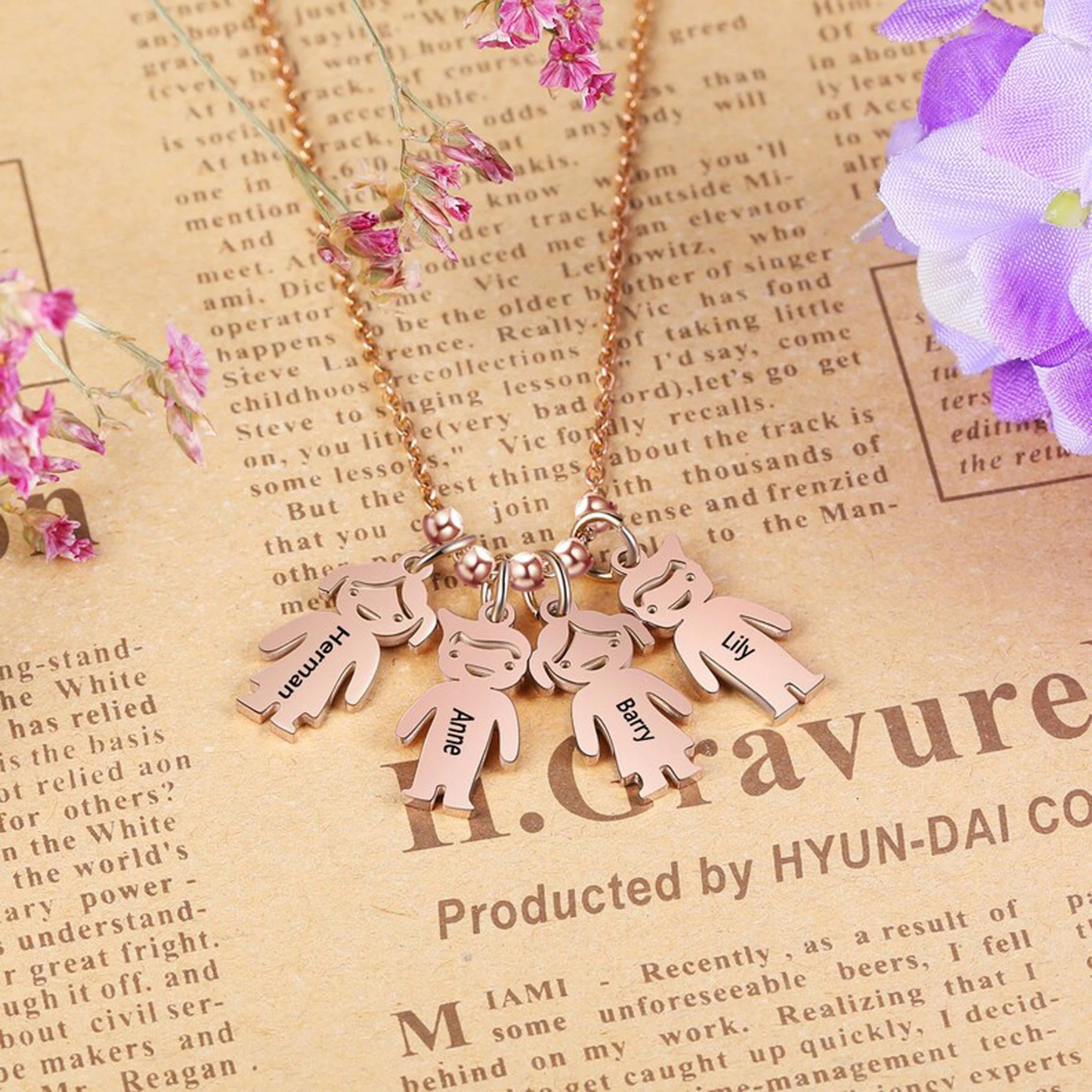 Graveerbare Kinder Bedel Ketting