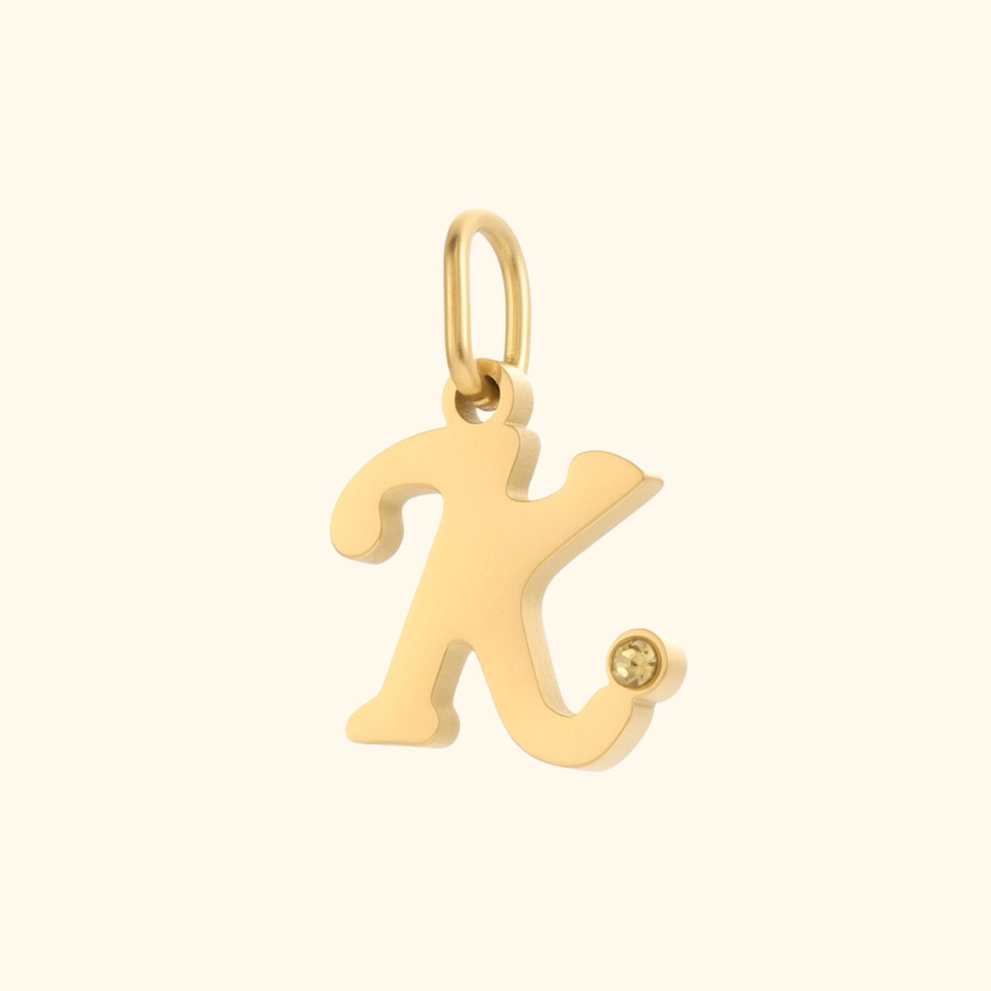 Gepersonaliseerde Initiaal Letter Bedel Hanger