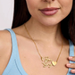 Gepersonaliseerde Twee Namen Hart Ketting