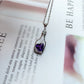 Heart in Bottle Birthstone Necklace