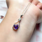 Heart in Bottle Birthstone Necklace