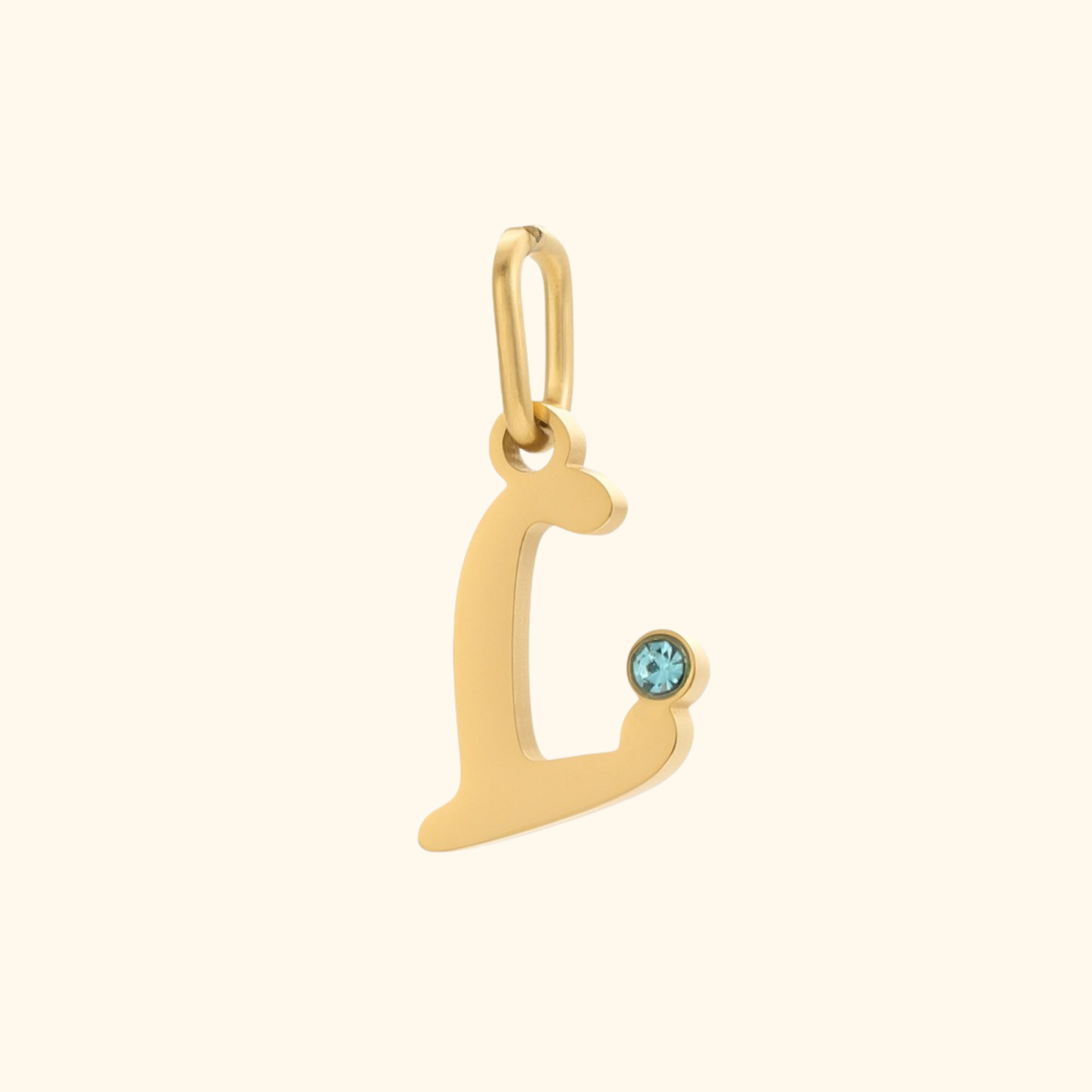 Gepersonaliseerde Initiaal Letter Bedel Hanger