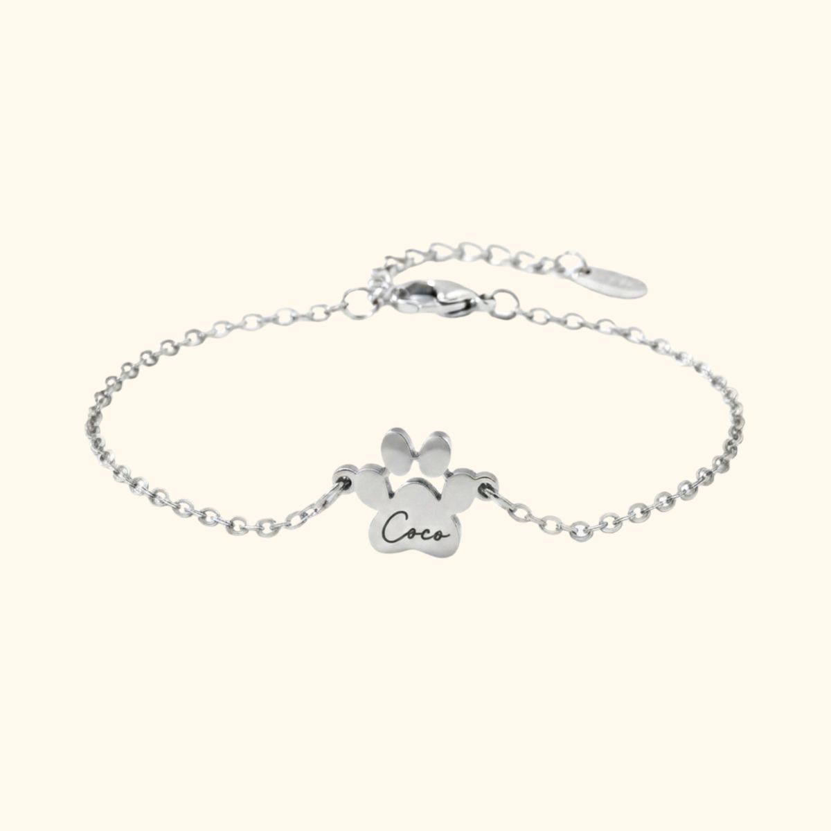 Gepersonaliseerde Naam Pootafdruk Armband
