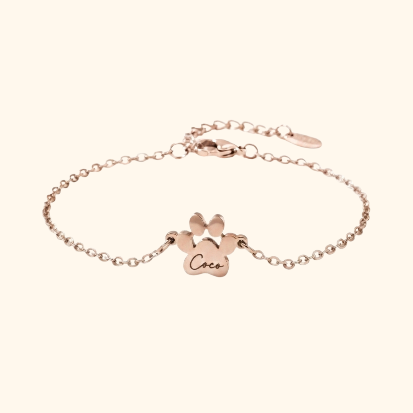 Gepersonaliseerde Naam Pootafdruk Armband