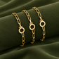 Elegante Paperclip Schakel Armband