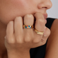 Gepersonaliseerde Geboortesteen Band Ring