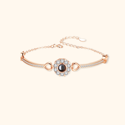 Gepersonaliseerde Ronde Fotoprojectie Armband