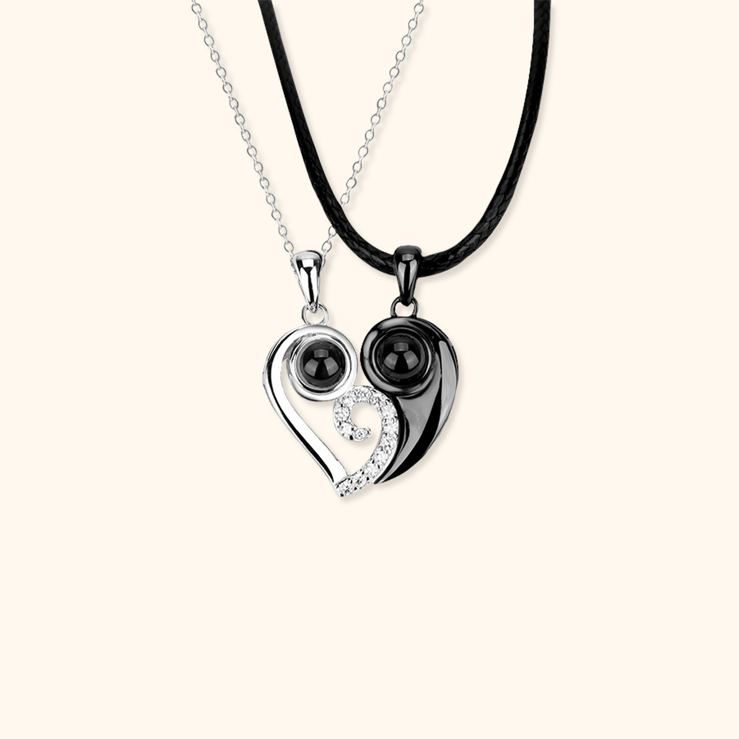 Hart van Liefde Koppel Projectie Ketting