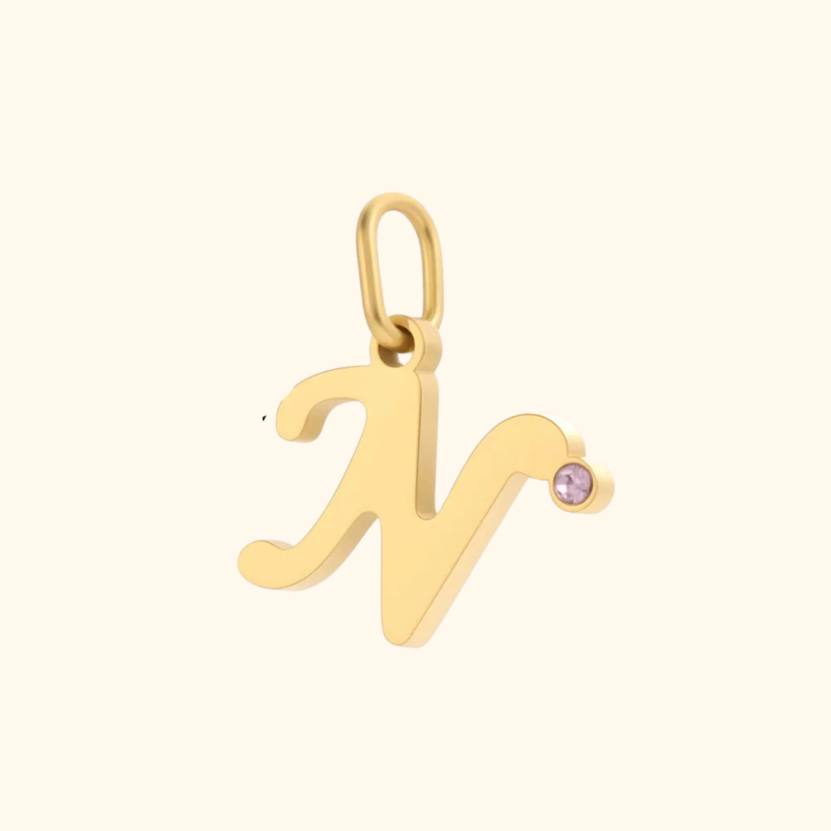 Gepersonaliseerde Initiaal Letter Bedel Hanger