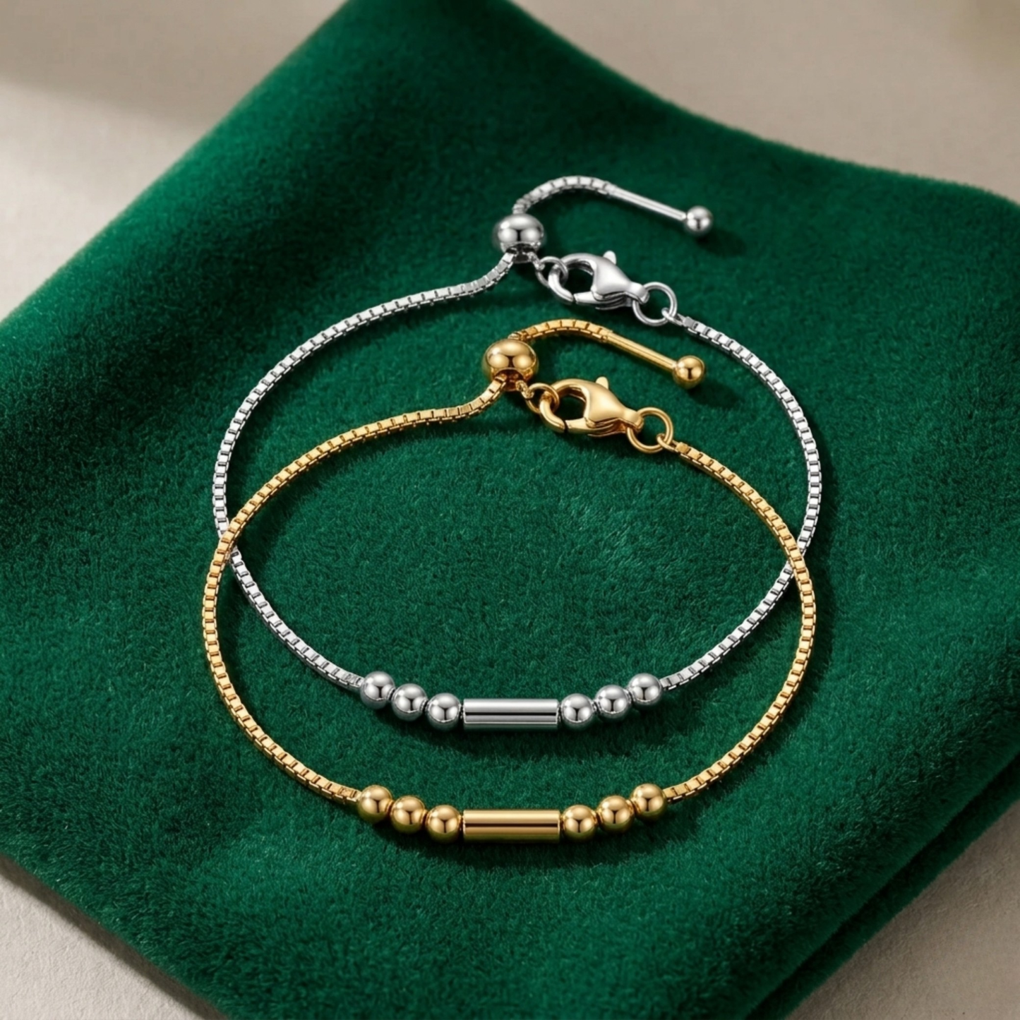Gepersonaliseerde Morse Code Armband