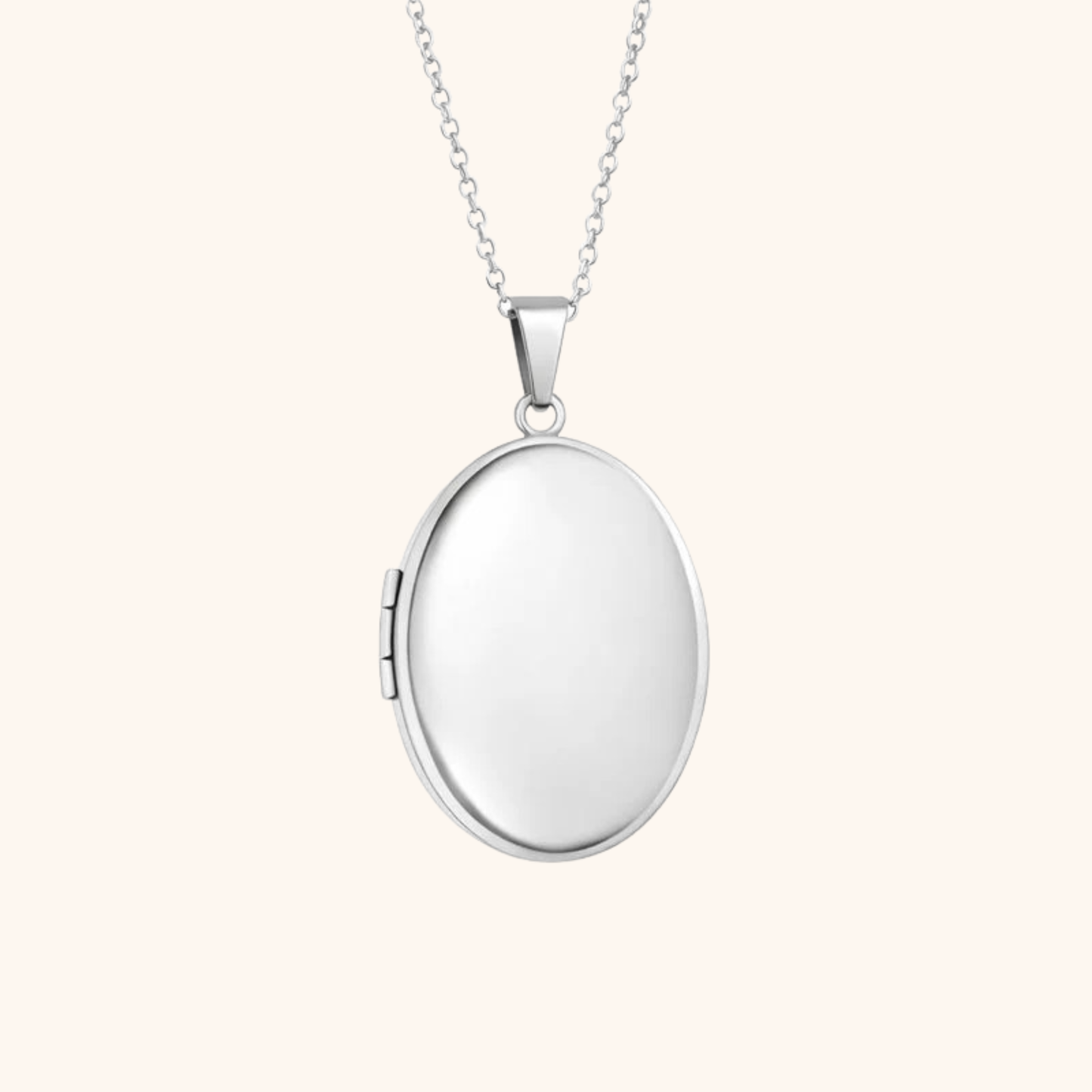 Gepersonaliseerde Gegraveerde Ovale Foto Ketting