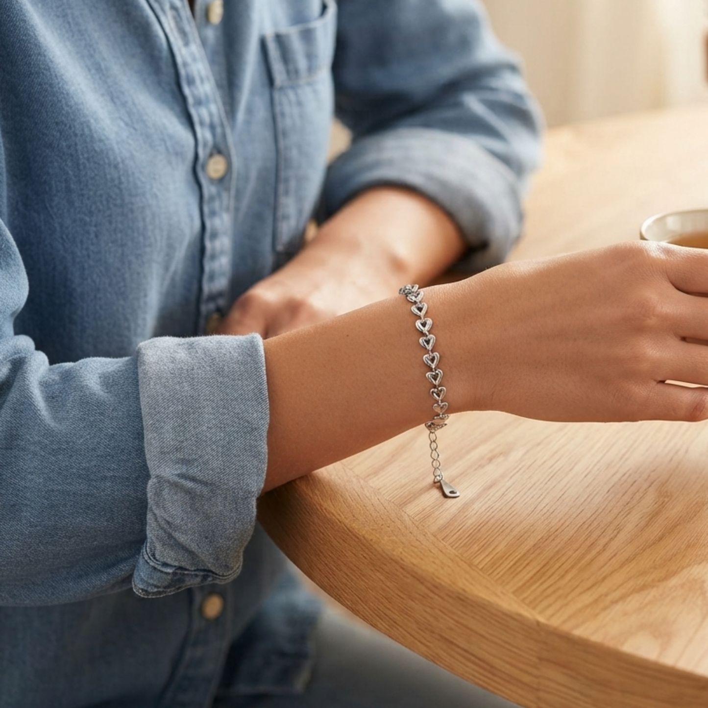 Voor Altijd Verbonden Hartjes Armband