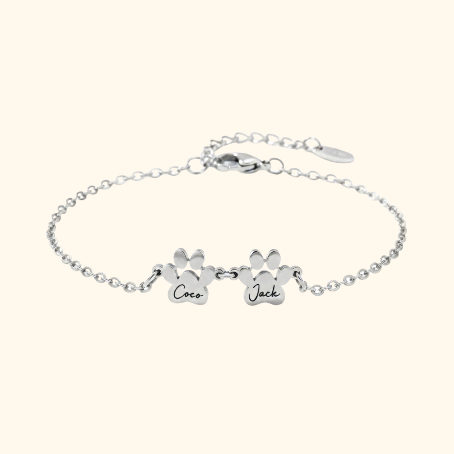 Gepersonaliseerde Naam Pootafdruk Armband