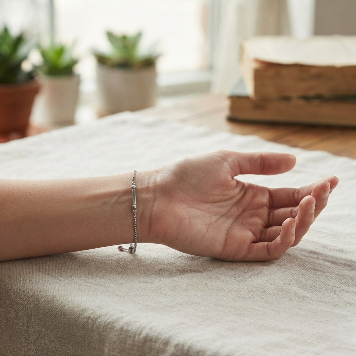 Gepersonaliseerde Morse Code Armband