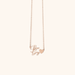 Gepersonaliseerde Twee Namen Hart Ketting