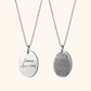 Gepersonaliseerde Gegraveerde Vingerafdruk Ketting