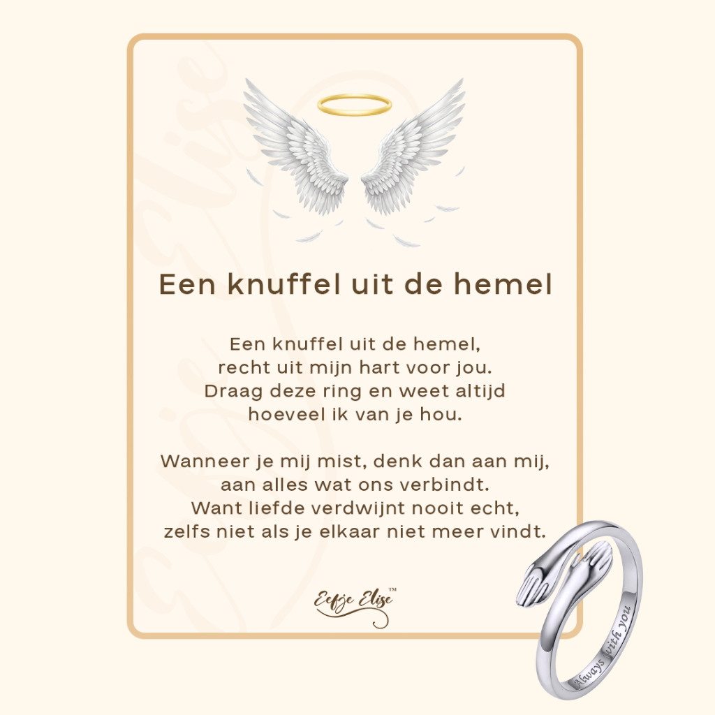 “Knuffel uit de Hemel” Ring