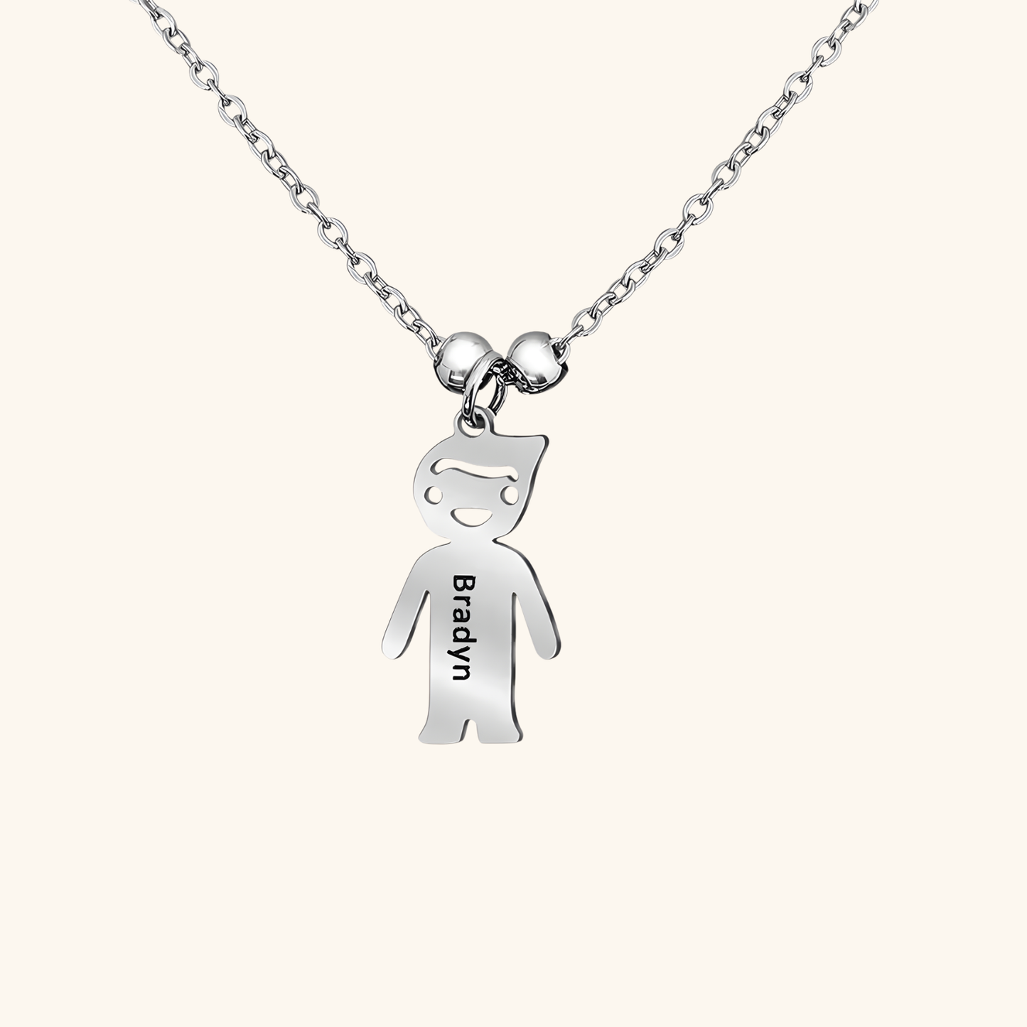 Graveerbare Kinder Bedel Ketting