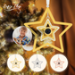 Gepersonaliseerde Ster Foto Projectie Kersthanger