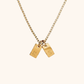 Gepersonaliseerde Initiaal Tag Ketting