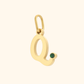 Gepersonaliseerde Initiaal Letter Bedel Hanger