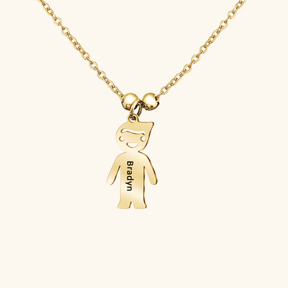 Graveerbare Kinder Bedel Ketting