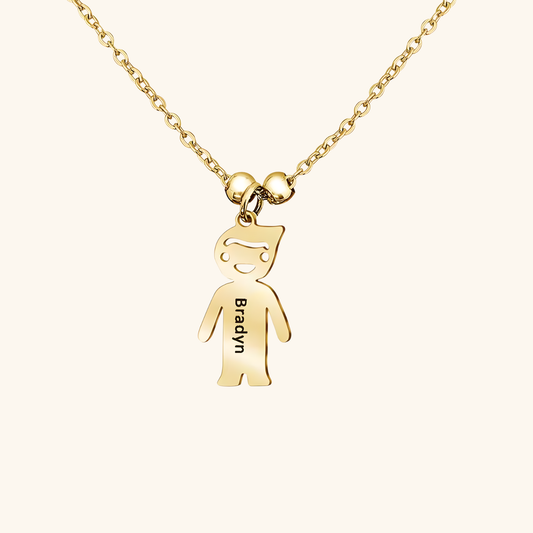 Graveerbare Kinder Bedel Ketting