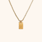 Gepersonaliseerde Initiaal Tag Ketting