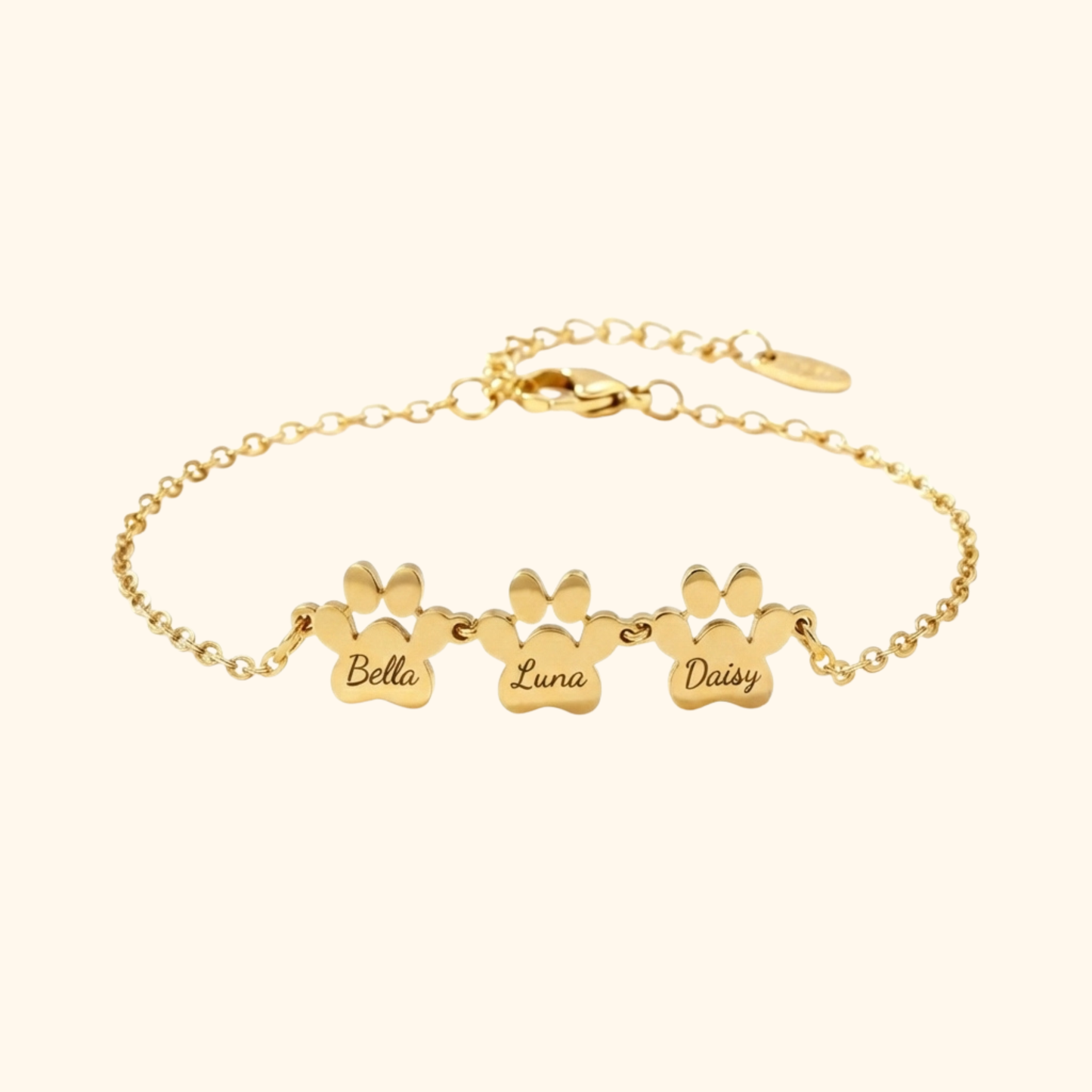 Gepersonaliseerde Naam Pootafdruk Armband