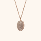 Gepersonaliseerde Gegraveerde Vingerafdruk Ketting