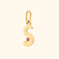 Gepersonaliseerde Initiaal Letter Bedel Hanger