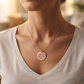 Gepersonaliseerde Gegraveerde Vingerafdruk Ketting