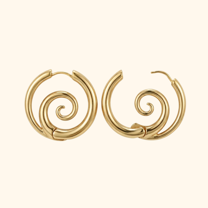 Elegante Spiraal Oorbellen