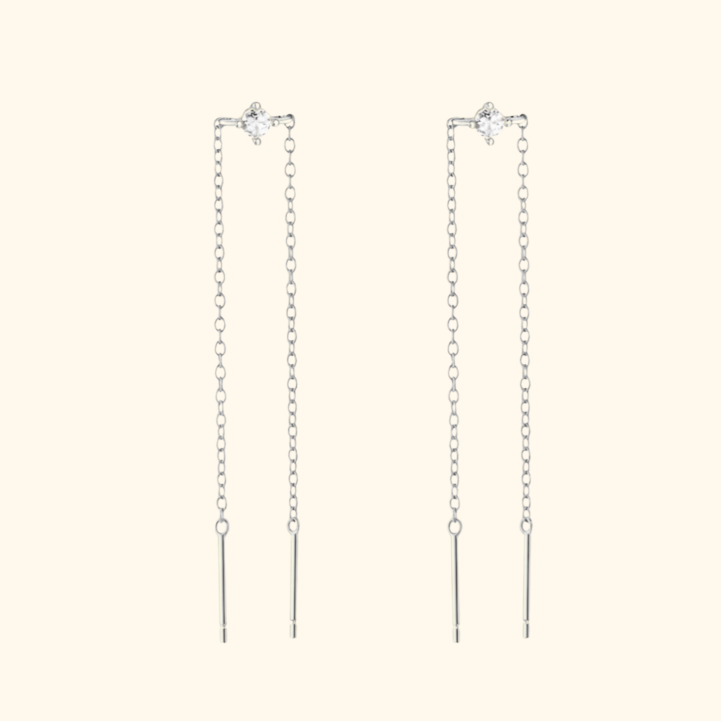 Elegante Threader Schakel Oorbellen
