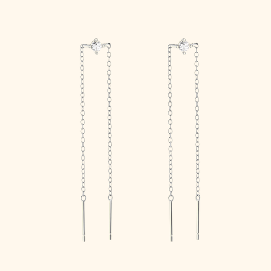 Elegante Threader Schakel Oorbellen