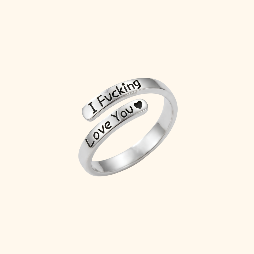 “I F*cking Love You” Verstelbare Ring