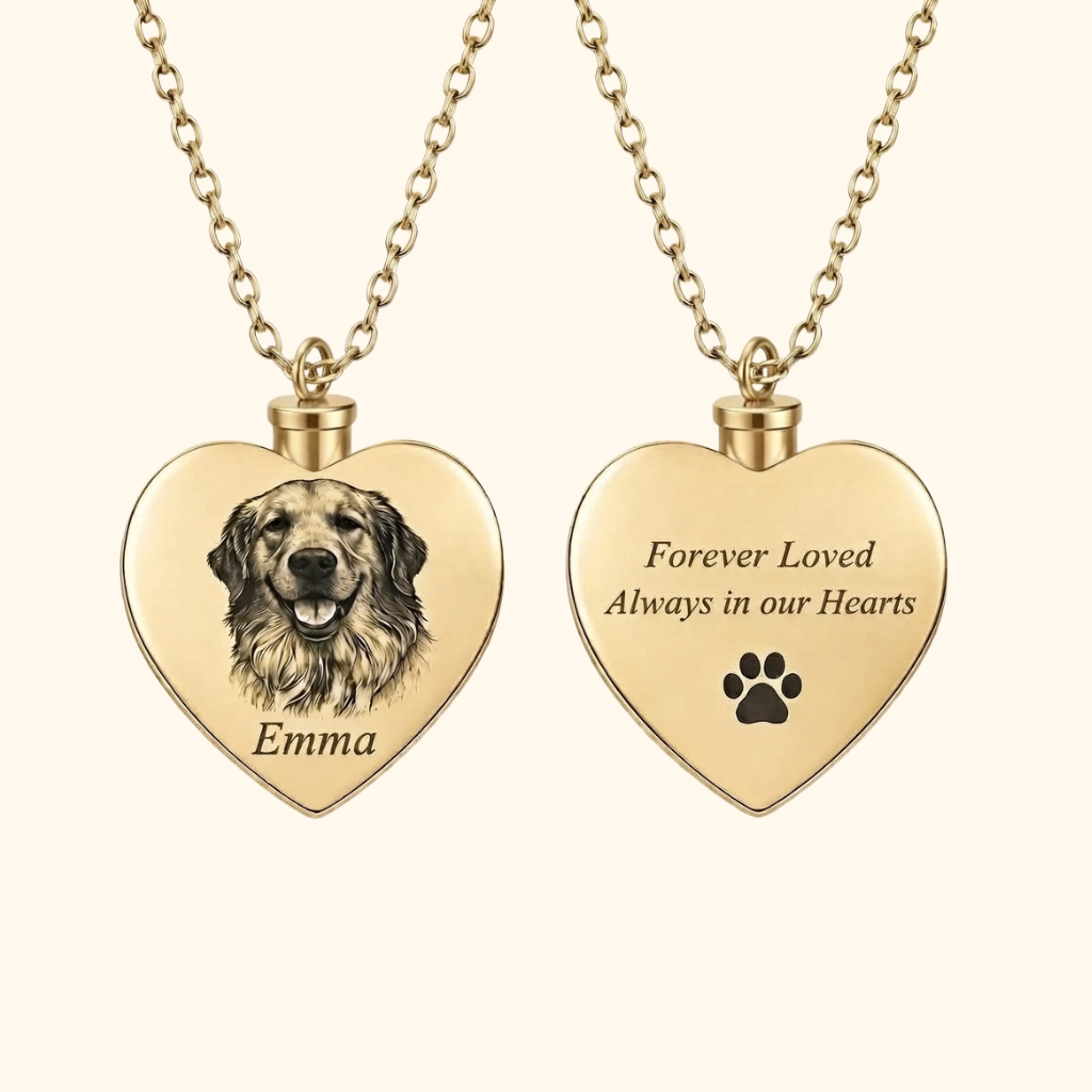 Gepersonaliseerde Huisdier Foto Urn Ketting