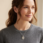 Gepersonaliseerde Gegraveerde Vingerafdruk Ketting